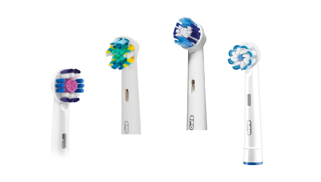 Насадки для зубної щітки ORAL-B 4 шт. (Sensitive, Precision Clean, Floss Action, 3D-White)
