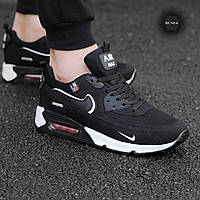 Чоловічі кросівки кеди взуття для тренувань спорт залу фітнесу Air Max 2023 Black Edition 40р