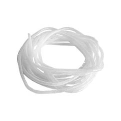 Спіральний кабельний організатор діаметр, 10mm, довжина 10m, White
