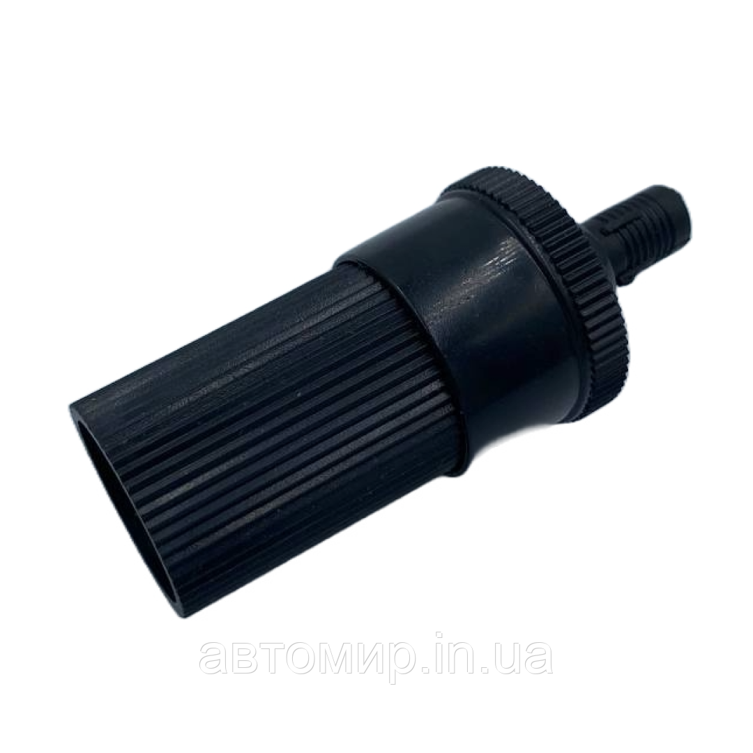 Гніздо/роз'ємне пластикове під штекер прикурювача, розбірне для монтажу на кабель, фото 1