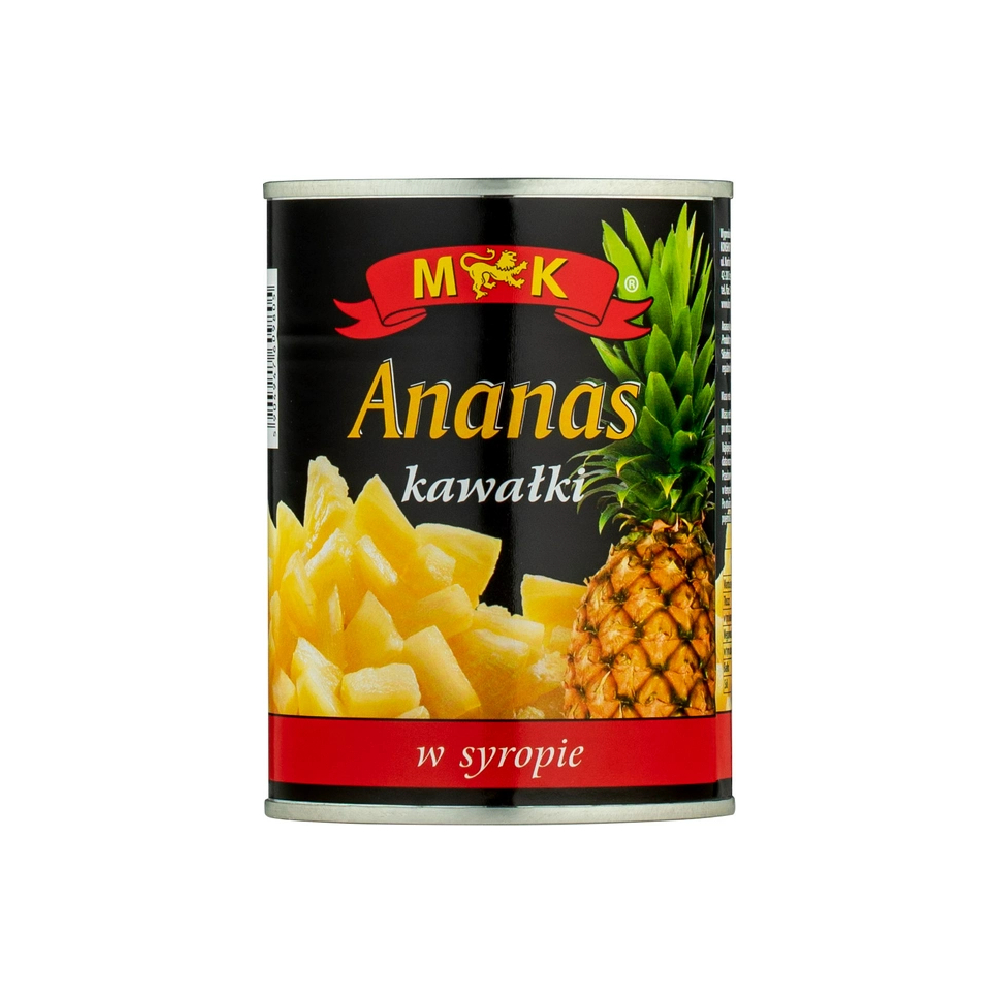 Консервований ананас M&K кубики, , 565г ж/б, фото 1