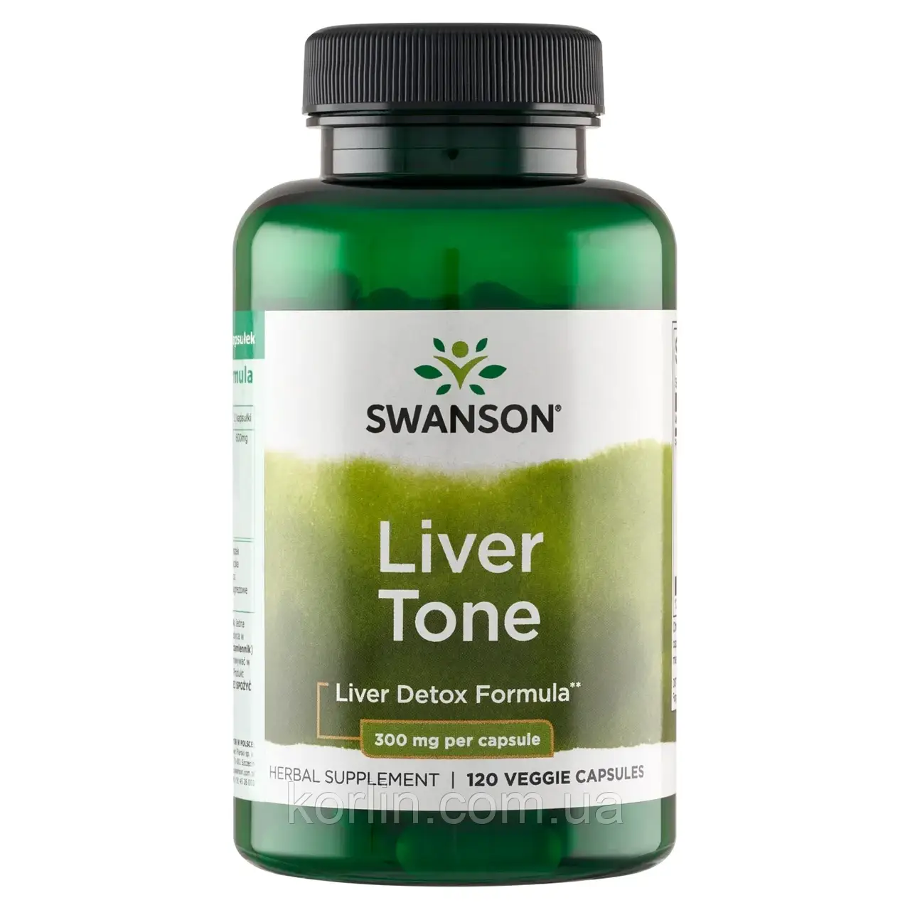 Для очищення Печіні 120 кап Swanson Liver Tone Liver Detox Formula США Доставка з ЄС, фото 1