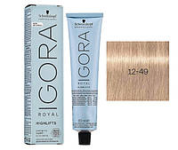 Краска для волос Schwarzkopf Professional Igora Royal Highlifts 12-49 Специальный блондин 60 мл