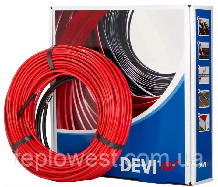 Тепла підлога DEVIflex 18T (8,4 м2). Кабель DTIP-18 (1220Вт-68м)
