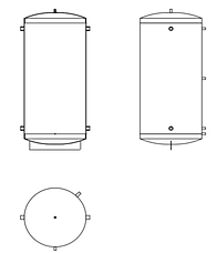 Теплоакумулятор Termo-Max 1000 л + ізоляція (пінополіуретан 50 мм) + Змійовик., фото 4