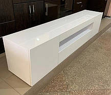 Тумба під телевізор Лоренсо №2 450х2000х400мм німфея альба + німфея альба лак Світ меблів, фото 4