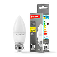 LED лампа TITANUM C37 6W E27 3000K TLС3706273 25679