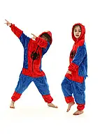 Яркий костюм пижама для малышей кигуруми Человек паук Spider Man