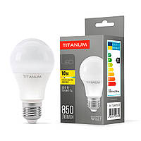 LED лампа TITANUM A60 10W E27 3000K TLA6010273 24880