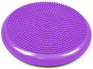 Балансувальна масажна подушка EasyFit фіолетова