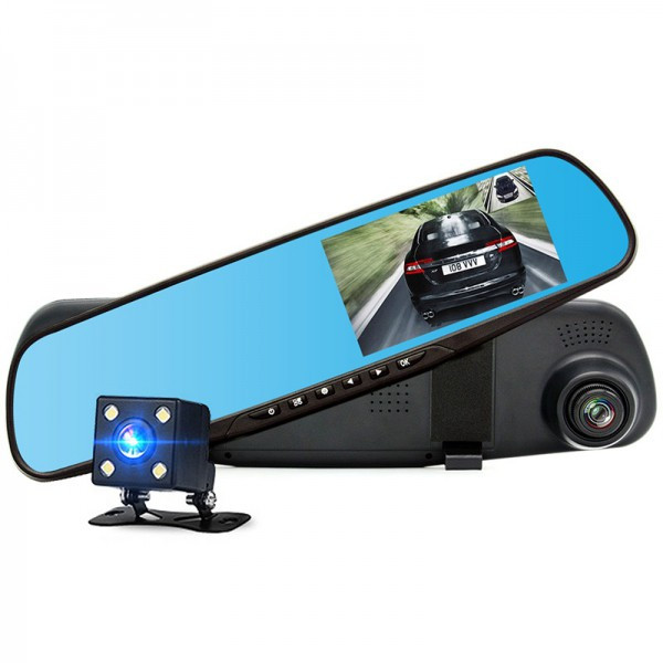 Дзеркало-відеореєстратор Vehicle Blackbox DVR Full HD + камера заднього виду