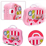 Дитячий ігровий набір Кухня кухаря у валізці на колесах Happy Chef Рожева для дівчаток, фото 9