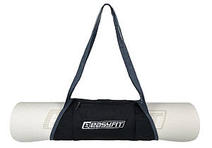 Сумка-переноска EasyFit для йога-килимка Сіра