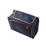 Коробка-органайзер для зберігання із застібкою та ручками Supretto 22 л, Синій, фото 3