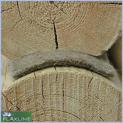 Міжвінцевий утеплювач льон/джут для дерев'яного будинку шир 20 см - фото 7 - id-p19256193