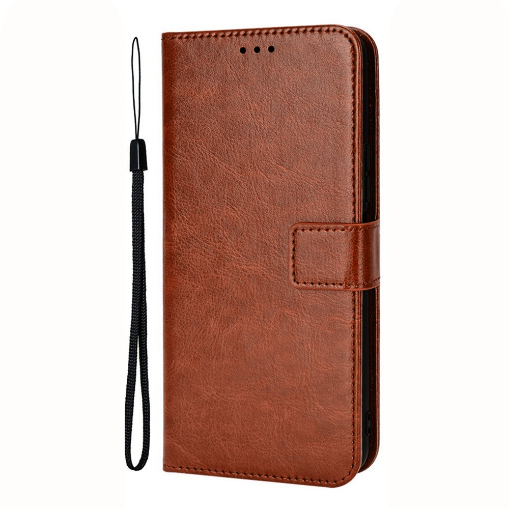 Чохол книжка Book case для ZTE blade A71 коричневий