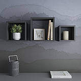 Полиці настінні комплект полиць з 3шт M-38, фото 5