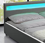 Ліжко SEVI 180х200 см. з LED-підсвіткою, фото 3