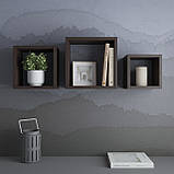 Полиці настінні комплект полиць з 3шт M-38, фото 3