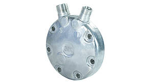 Кришка компресора задня Sanden SD7H15, вертикальна 7/8"-3/4"