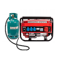 Оригинал 3,5 кВт Extreme Tools Генератор Газ, бензин 3-фазный