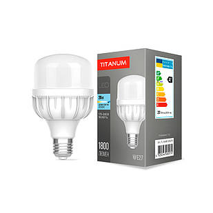 LED лампа Titanum A80 20W E27 6500К TL-HA80-20276 26393