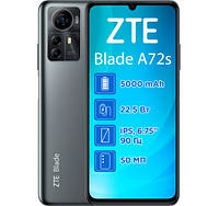 Смартфон ZTE Blade A72S 4/128 Gb Grey