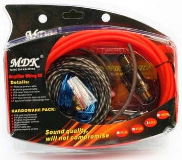 Набір дротів для підсилювача/сабвуфера MDK/CYO 8GA