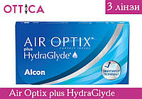 Контактні лінзи Air Optix plus HydraGlyde 3 лінзи (шт)