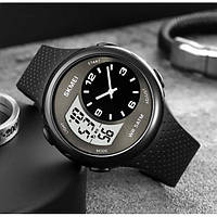 Стильные часы для мужчины Спортивный стиль Красивые часы мужские Каучуковый ремешок Водостойкие часы