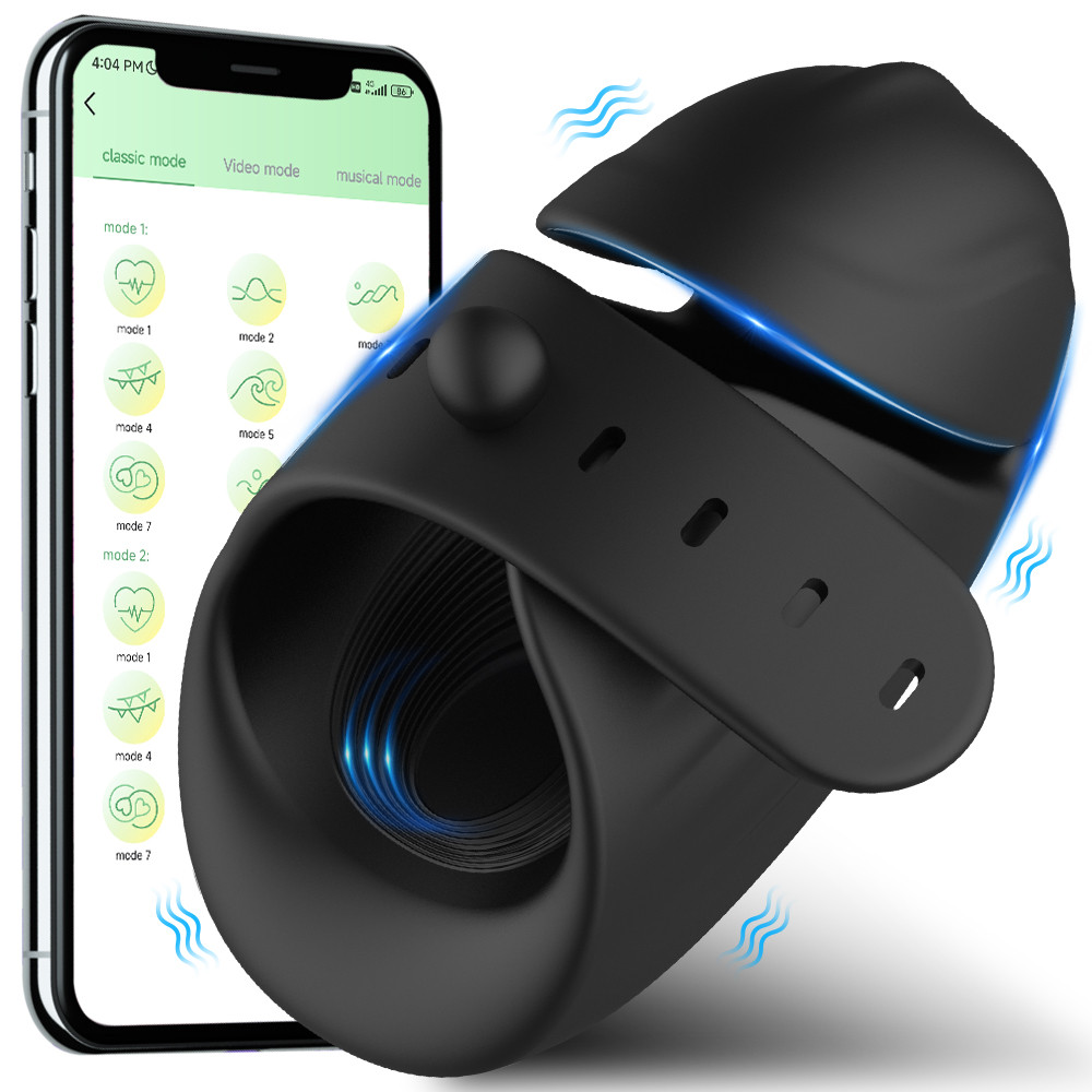 Чоловічий вібратор мастурбатор для пеніса 3в1, APP Control & Remote