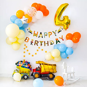 Фотозона з кульок АВТОВОЗ (50 кульок)