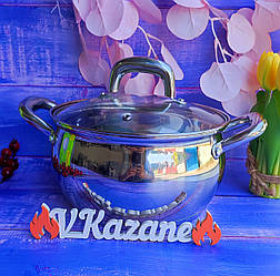 Каструля 6.4 л із неіржавкої сталі Maestro MR-3515-24 Індукційна з неіржавкої сталі термоакумулювальне дно