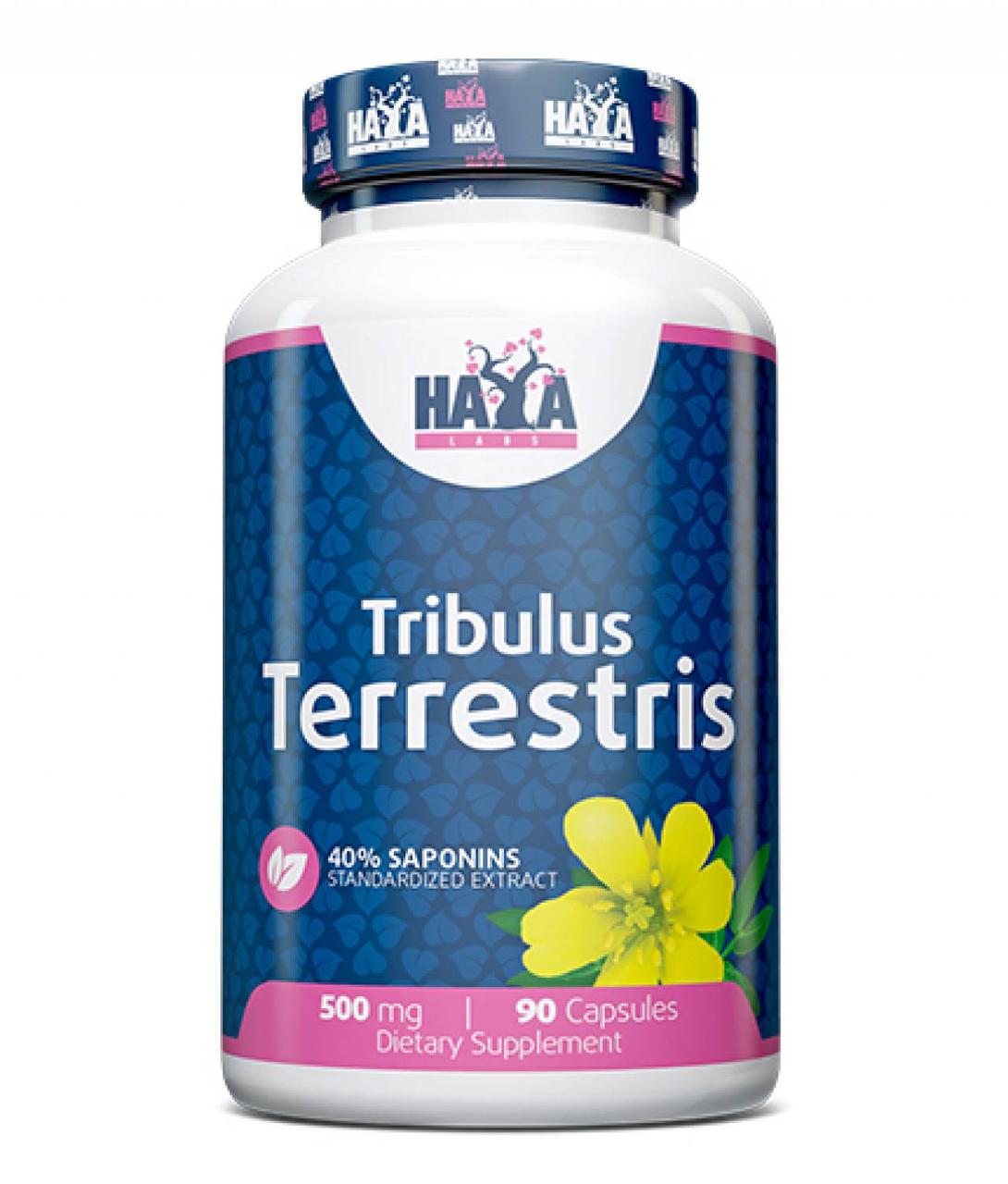 Трибулус терестріс Haya Labs Tribulus Terrestris 500 mg 90 caps, фото 1