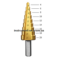Сверло ступенчатое 6-20 мм * 11ст. .