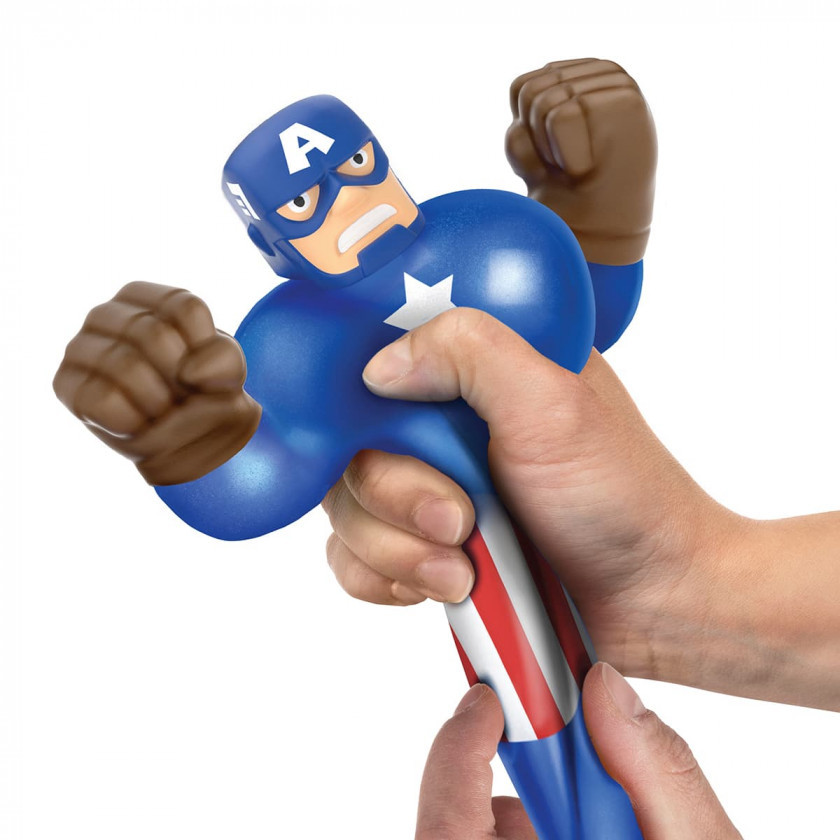 GooJitZu Гуджитсу  Іграшка, що розтягується Капітан Америка. Герої Марвел