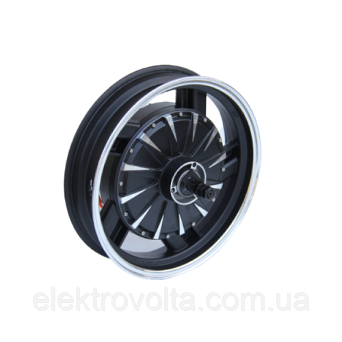 Мотор-колесо для мотоцикла QS motor 72-96v3000w (6000w) у литому ободі ...