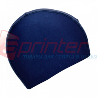 Шапочка для плавання тканинна темно-синя.Н002