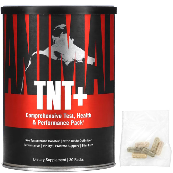 Комплексний тестостероновий бустер Universal TNT+ 30 пакетів, фото 1