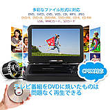 СТОК DBPOWER MK — 101 Портативний DVD-плеєр, 10-дюймовий, що обертається на 180 ° CPRM, без регіону, фото 5