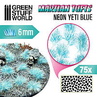 GSW Martian Fluor Tufts - NEON YETI BLUE