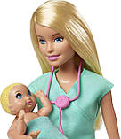 Barbie Careers Baby Doctor GKH23 Лялька Барбі Дитячий лікар, фото 4