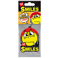 Ароматизатор сухой листик FreshWay Smiles Dry Anti Tabacco (Анти Табак)