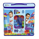 Конструктор Мега Блокс 80 деталей Блакитний Mega Bloks First Builders DCH63, фото 2