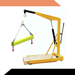 Крани гідравлічні та траверса