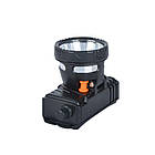 Ліхтар налобний акумуляторний 2в1, 4SMD+XPE, BL 2001, Чорний, фото 3