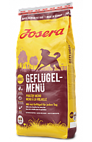 Сухой корм для собак с большим содержанием мяса JOSERA Geflugel Menu 15кг