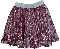 Розовая нарядная юбка для девочки р.116 см-158 см,Розовая юбка для девочки SUZIE 140