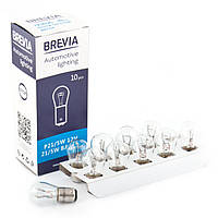 Лампа накаливания Brevia P21/5W 12V 21/5W BAY15d CP, 10шт.
