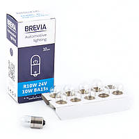 Лампа накаливания Brevia R10W 24V 10W BA15s CP, 10шт.